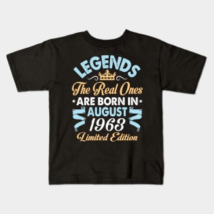 Legends The Real Ones Are Born In August 1953 Happy Birthday 67 Years Old Limited Edition Kids T-Shirt